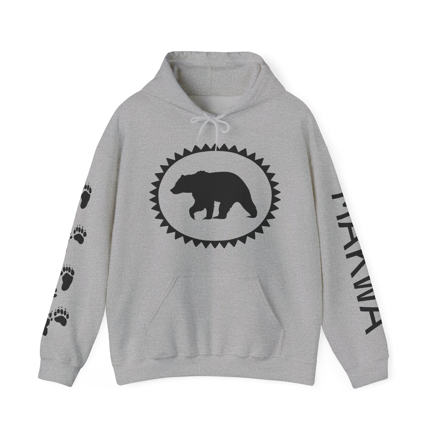 Makwa / Bear Design - Unisex Gildan Heavy Blend™ Hooded Sweatshirt