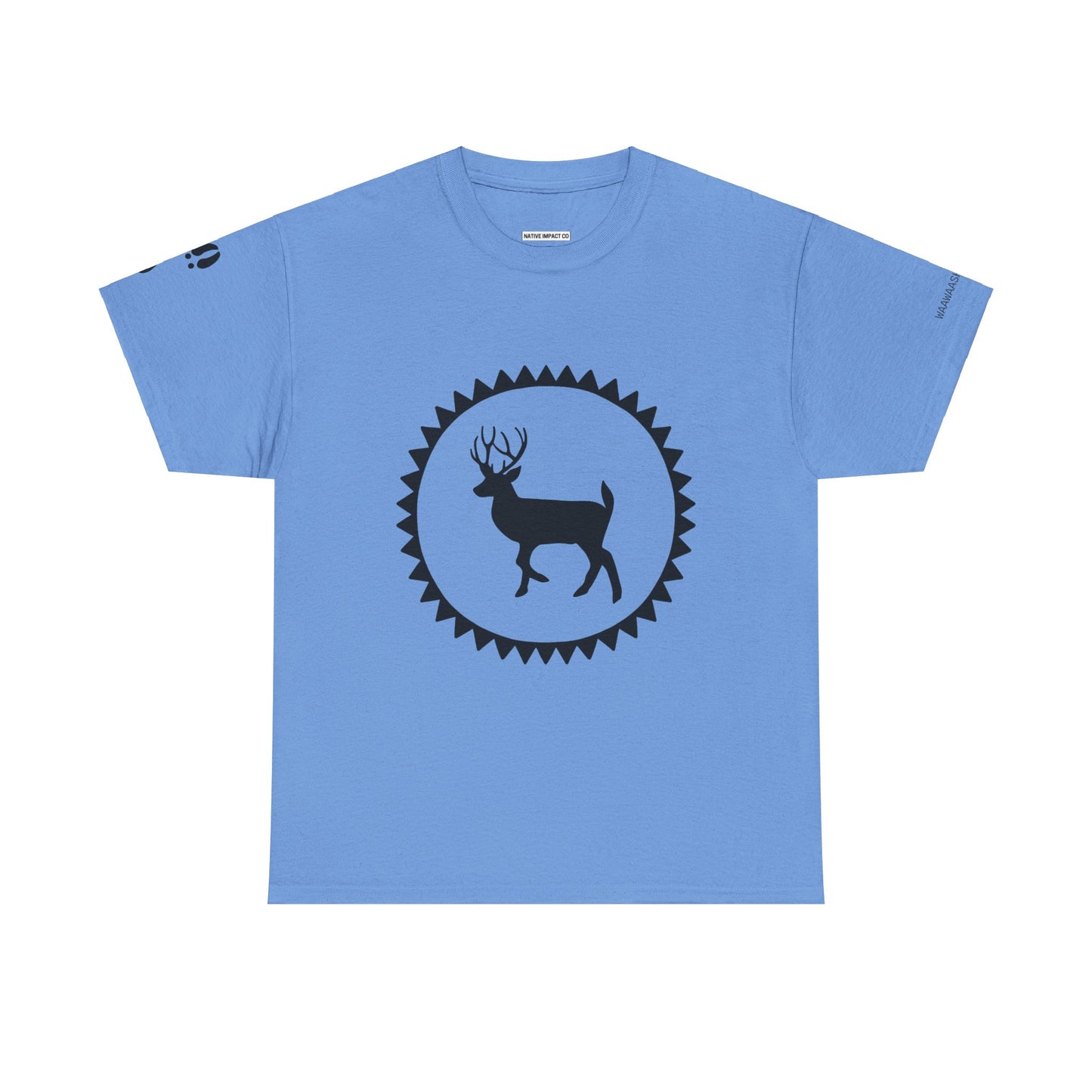 Waawaashkeshkii / Deer Design - Unisex Gildan Heavy Cotton Tee