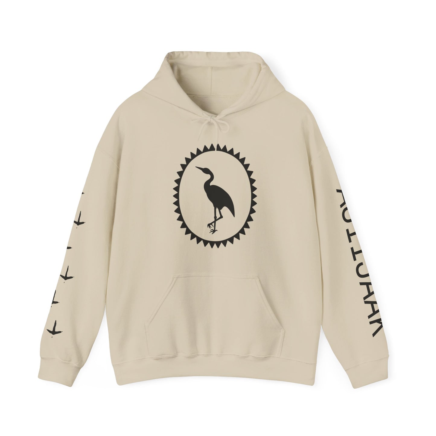 Ajiijaak / Crane Design - Unisex Gildan Heavy Blend™ Hooded Sweatshirt