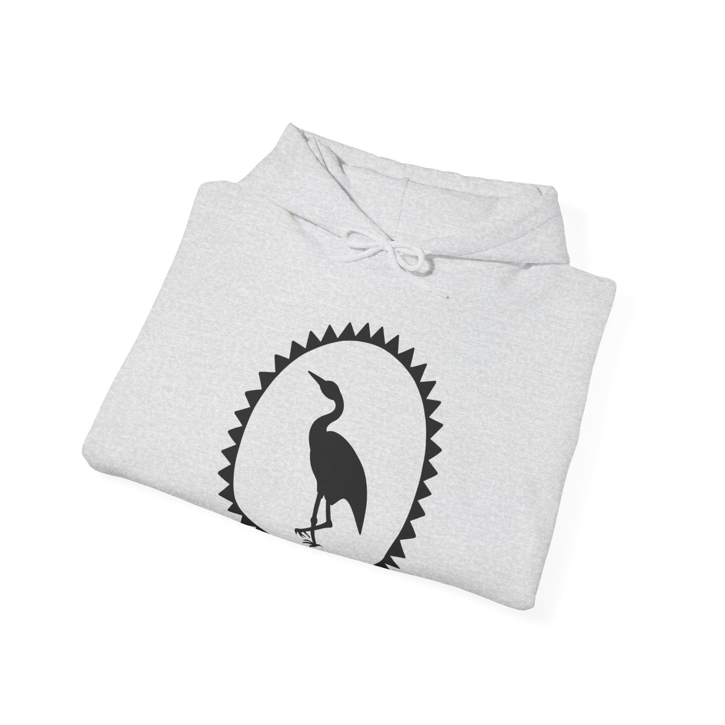 Ajiijaak / Crane Design - Unisex Gildan Heavy Blend™ Hooded Sweatshirt