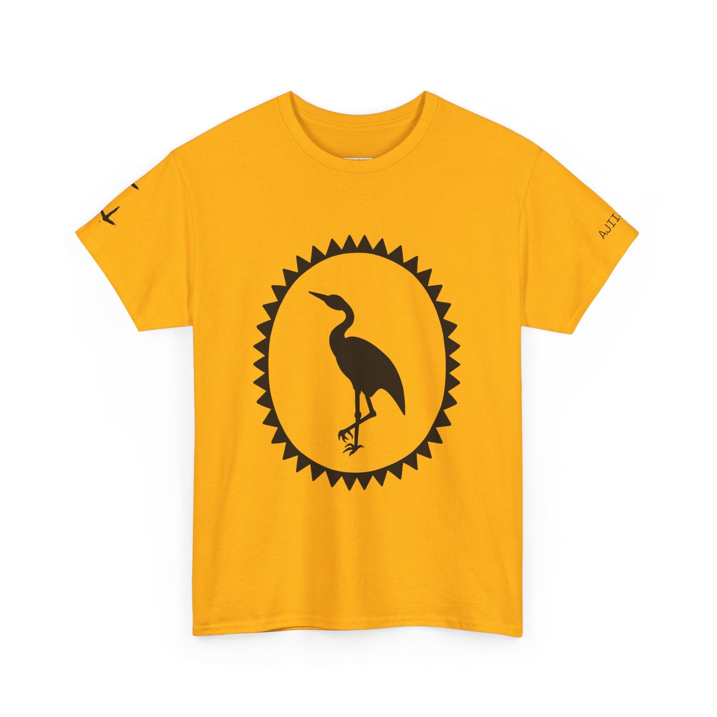 Ajiijaak / Crane Design - Unisex Gildan Heavy Cotton Tee