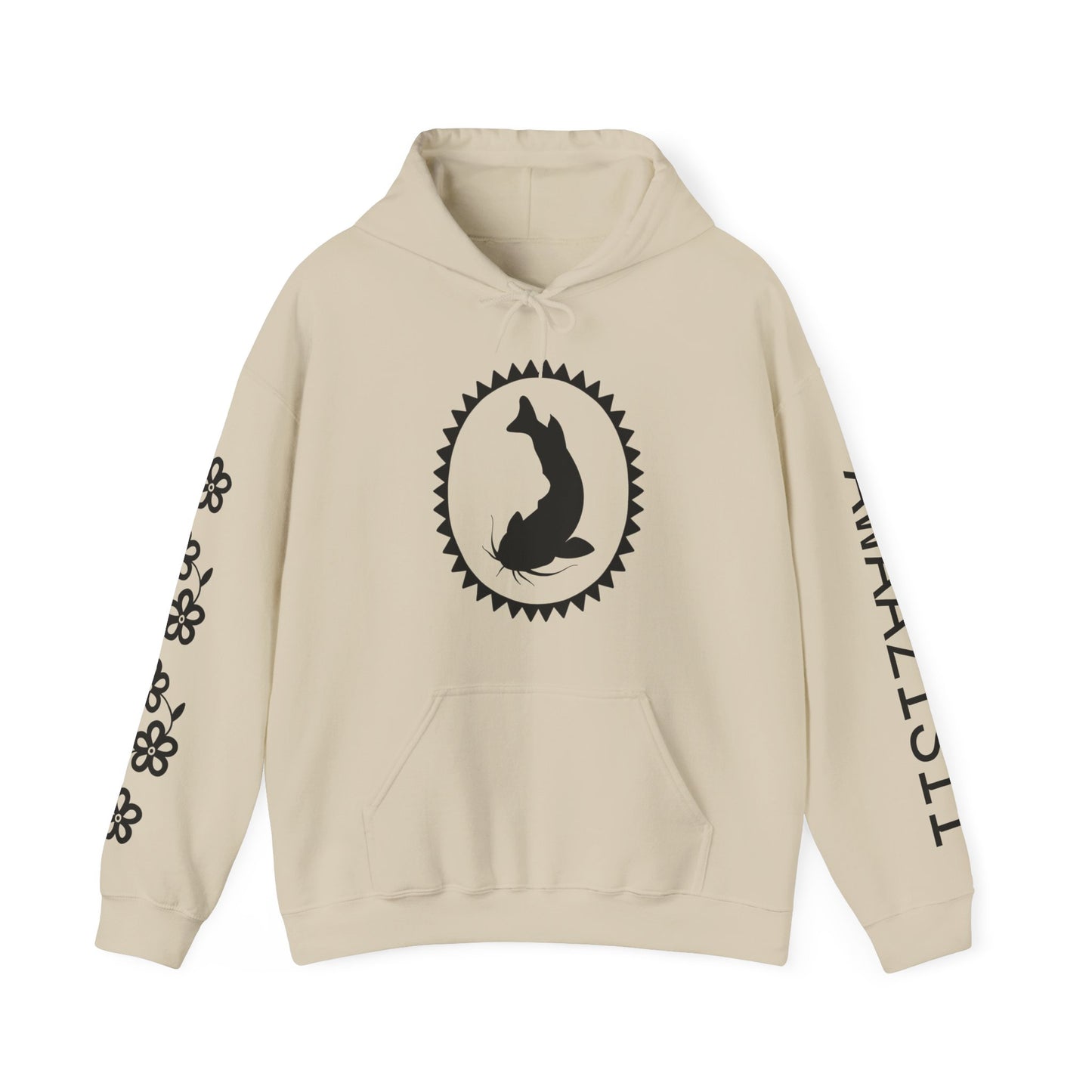 Awaazisii / Bullhead Catfish Design - Unisex Gildan Heavy Blend™ Hooded Sweatshirt