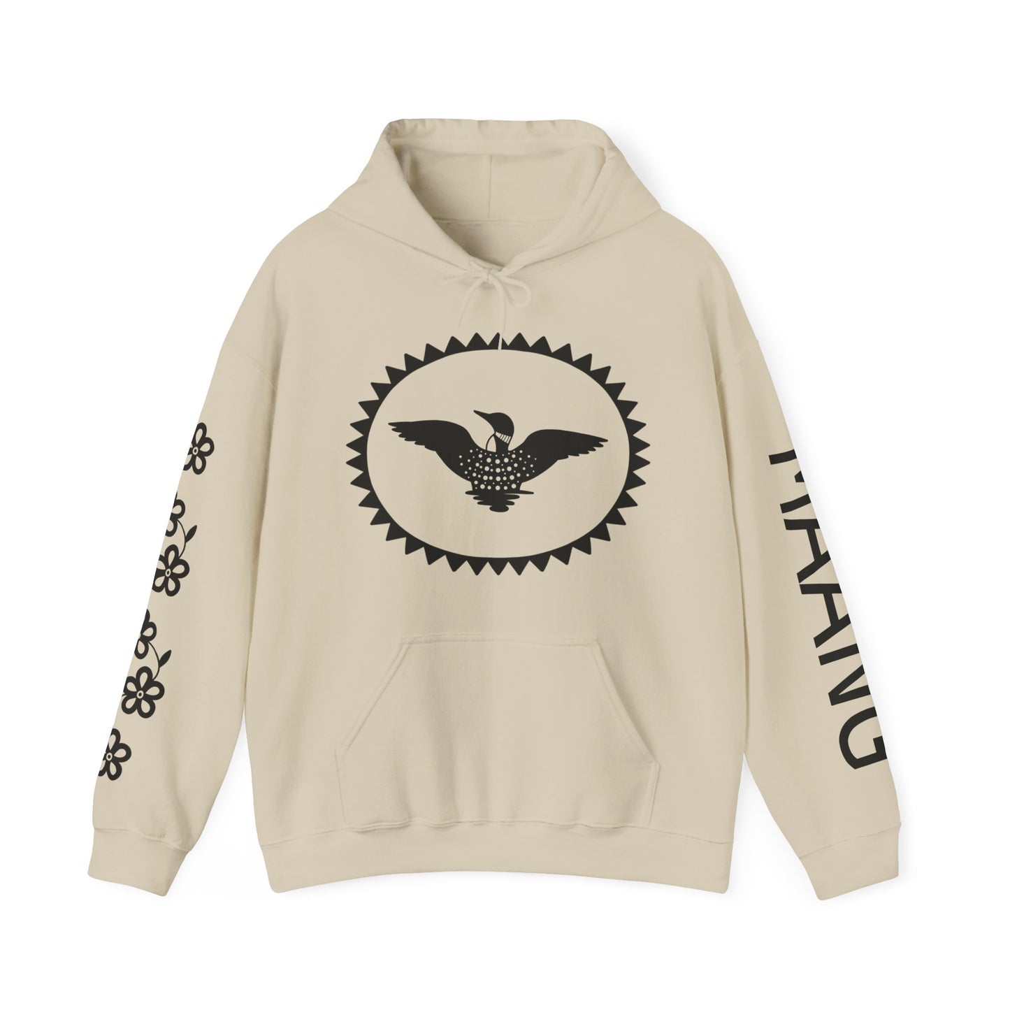 Maang / Loon Design - Unisex Gildan Heavy Blend™ Hooded Sweatshirt