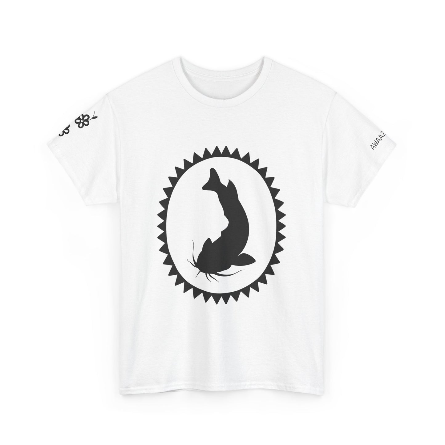 Awaazisii / Bullhead Catfish Design - Unisex Gildan Heavy Cotton Tee