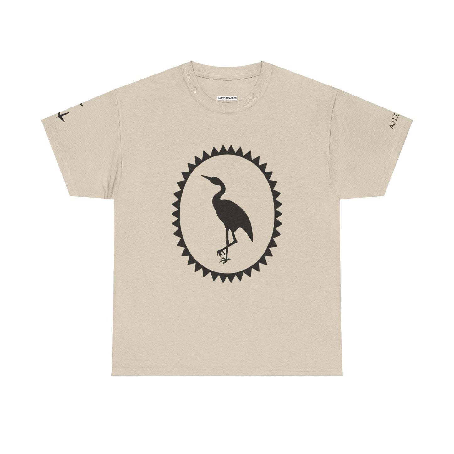 Ajiijaak / Crane Design - Unisex Gildan Heavy Cotton Tee