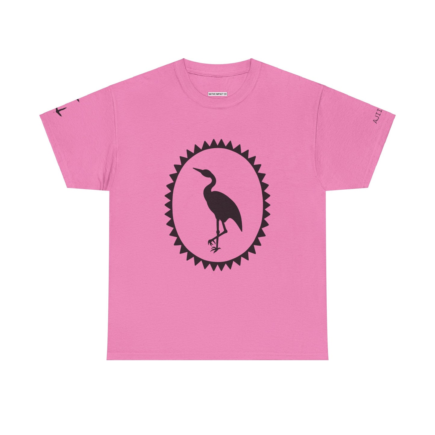 Ajiijaak / Crane Design - Unisex Gildan Heavy Cotton Tee