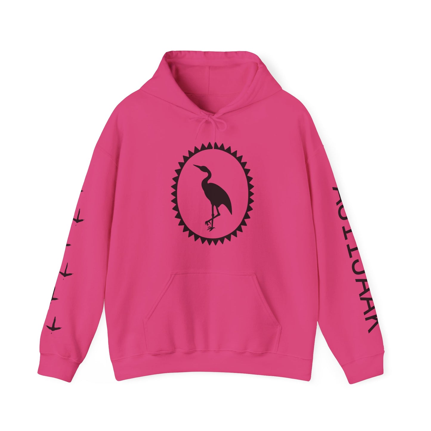 Ajiijaak / Crane Design - Unisex Gildan Heavy Blend™ Hooded Sweatshirt