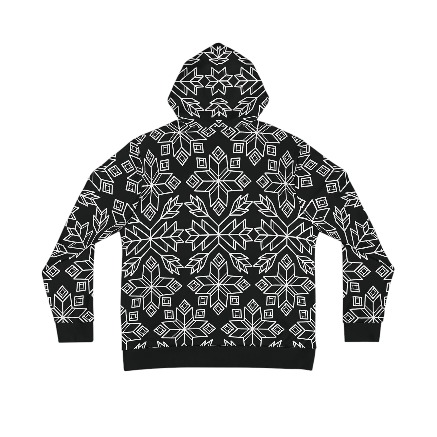 Geometric Loom Beadwork & Quillwork Inspired Design All-Over-Print - Unisex Hoodie