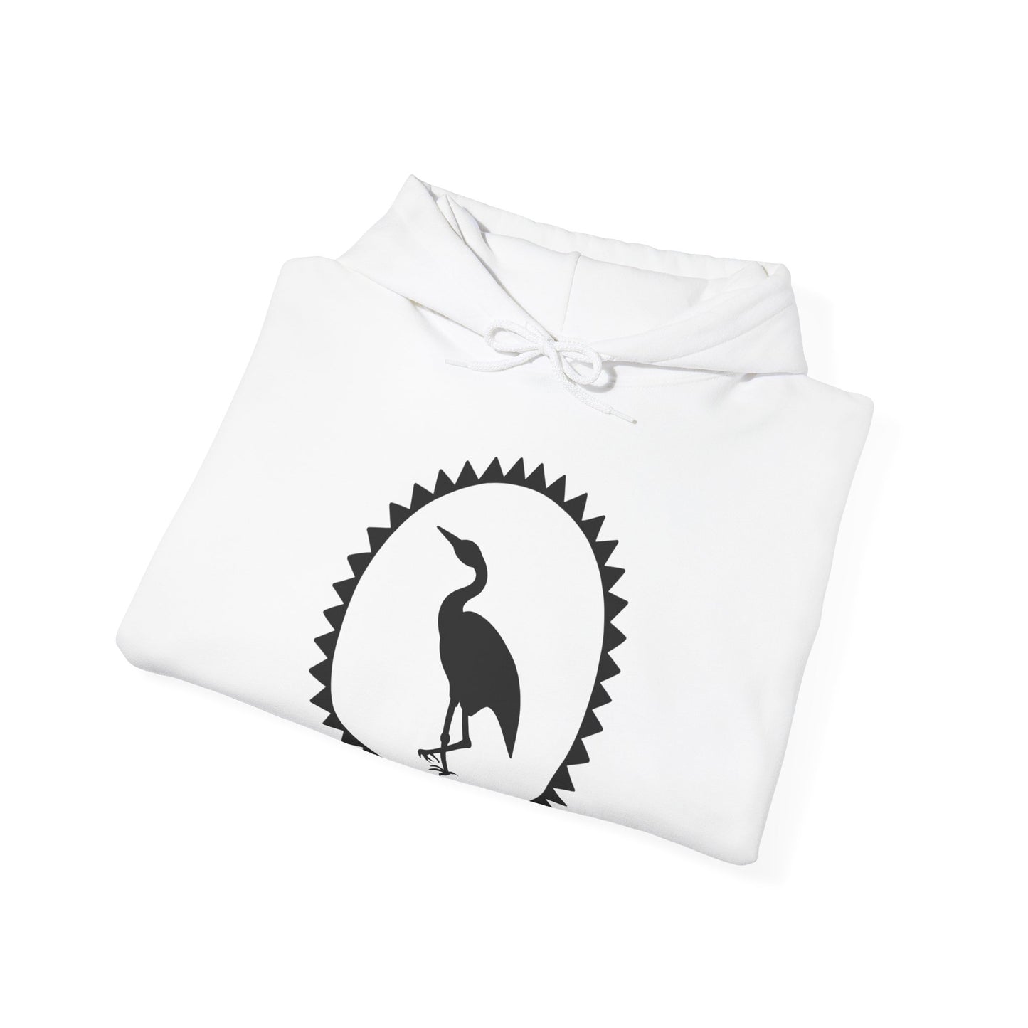 Ajiijaak / Crane Design - Unisex Gildan Heavy Blend™ Hooded Sweatshirt