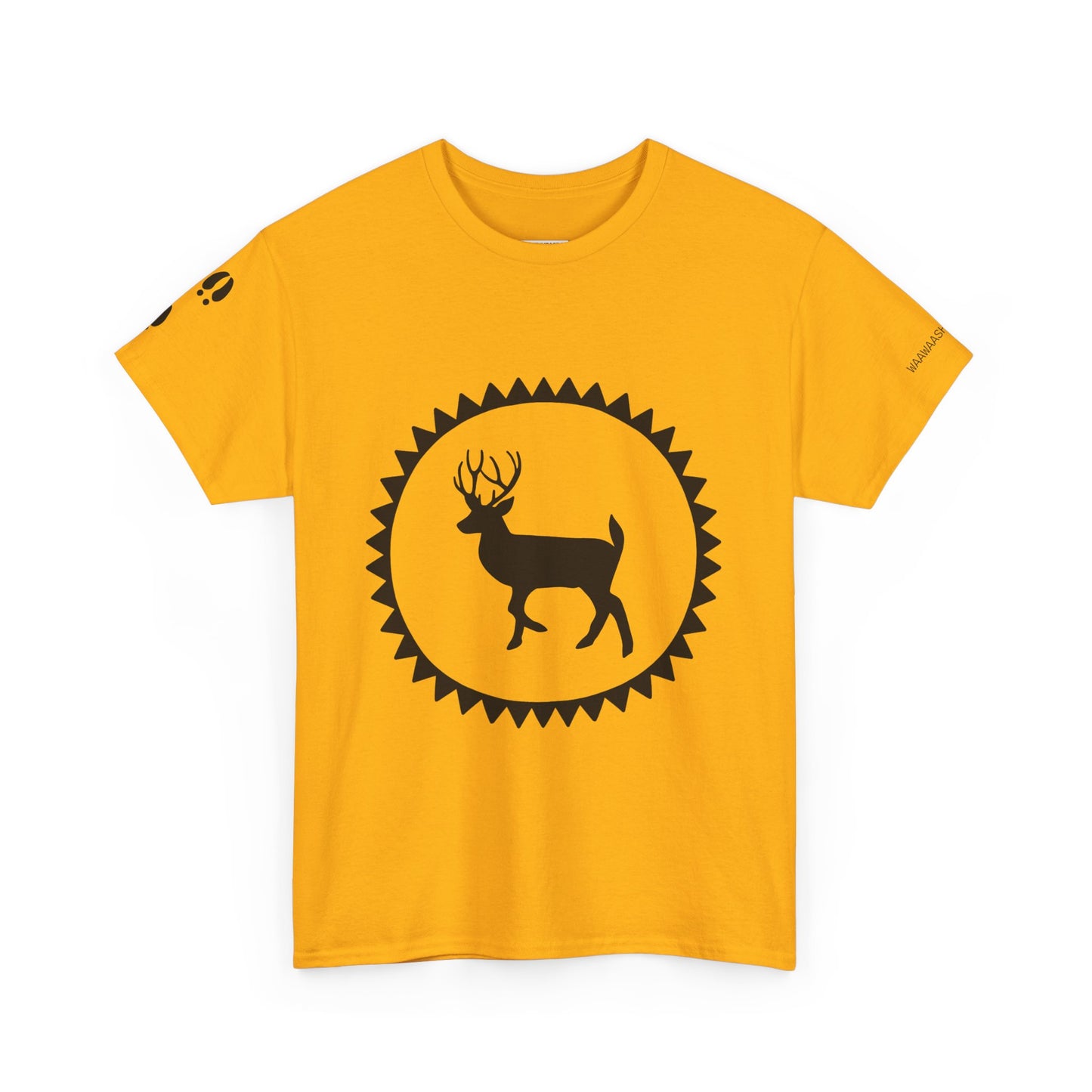 Waawaashkeshkii / Deer Design - Unisex Gildan Heavy Cotton Tee