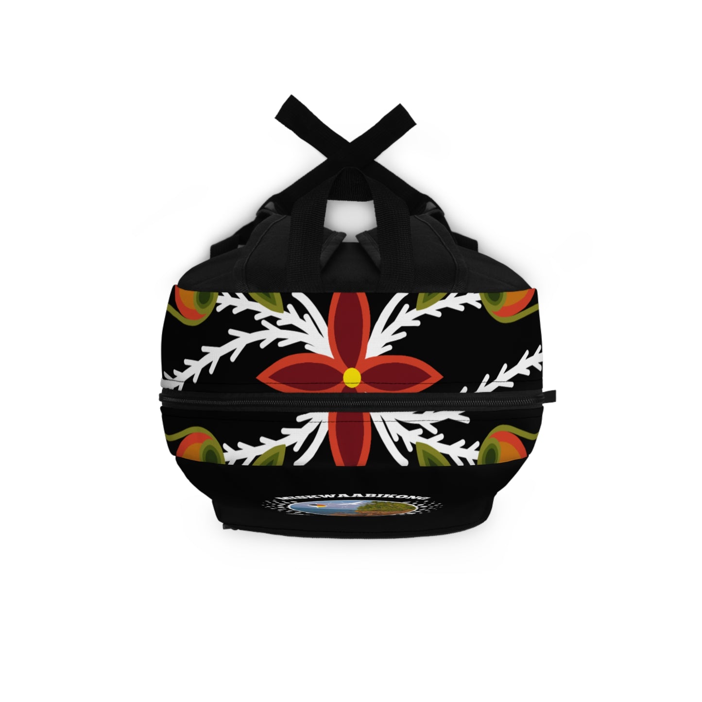 Red Cliff Shoreline & Ojibwe Floral - Backpack