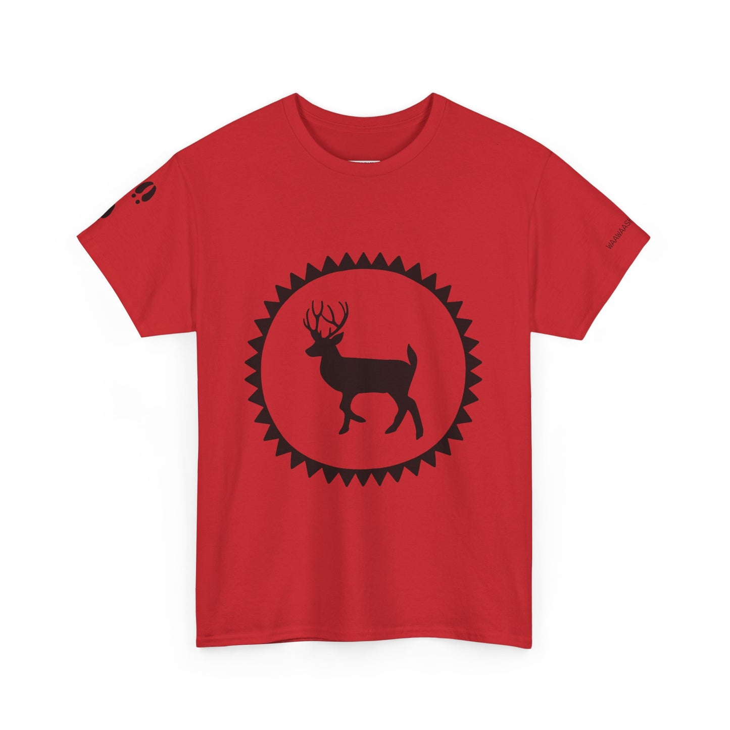 Waawaashkeshkii / Deer Design - Unisex Gildan Heavy Cotton Tee