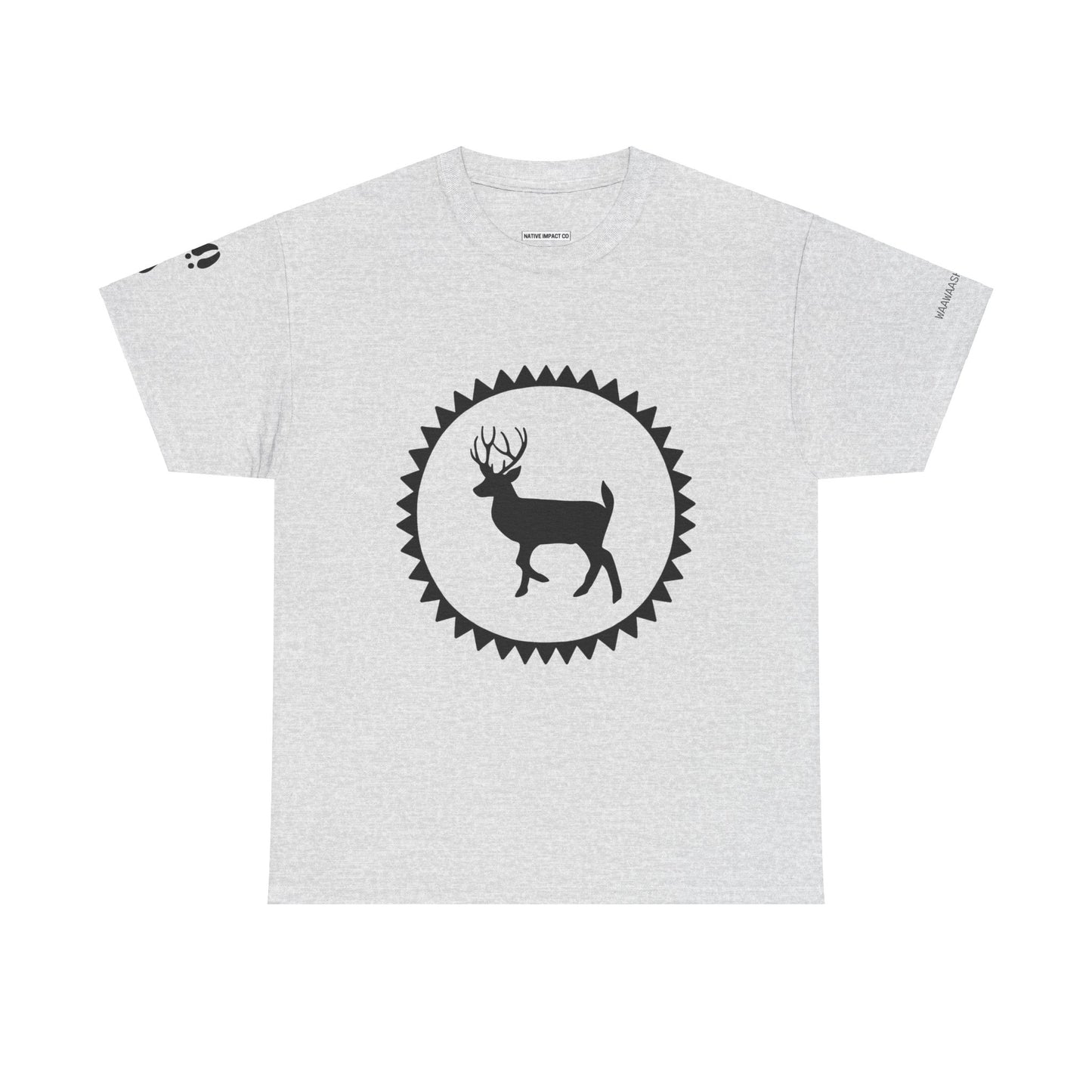 Waawaashkeshkii / Deer Design - Unisex Gildan Heavy Cotton Tee