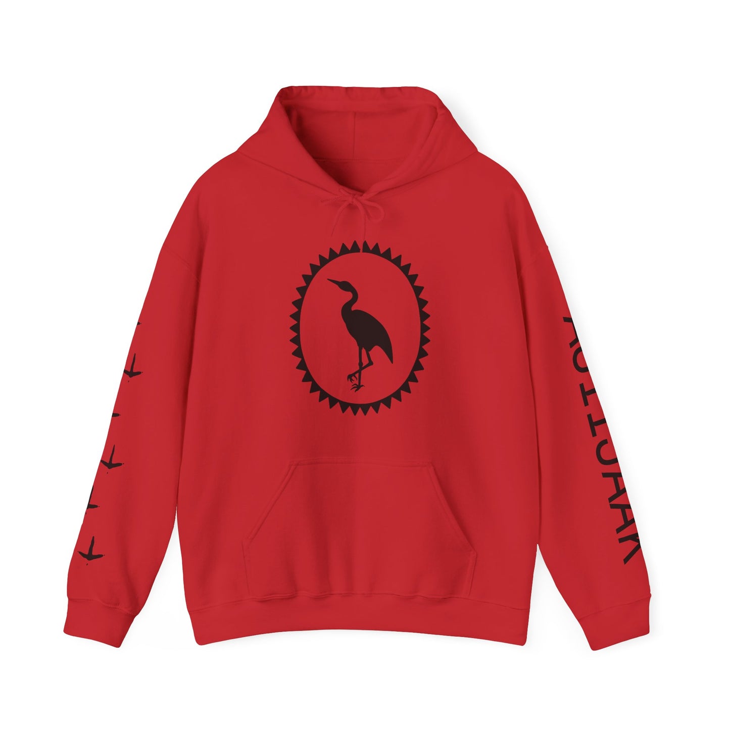 Ajiijaak / Crane Design - Unisex Gildan Heavy Blend™ Hooded Sweatshirt
