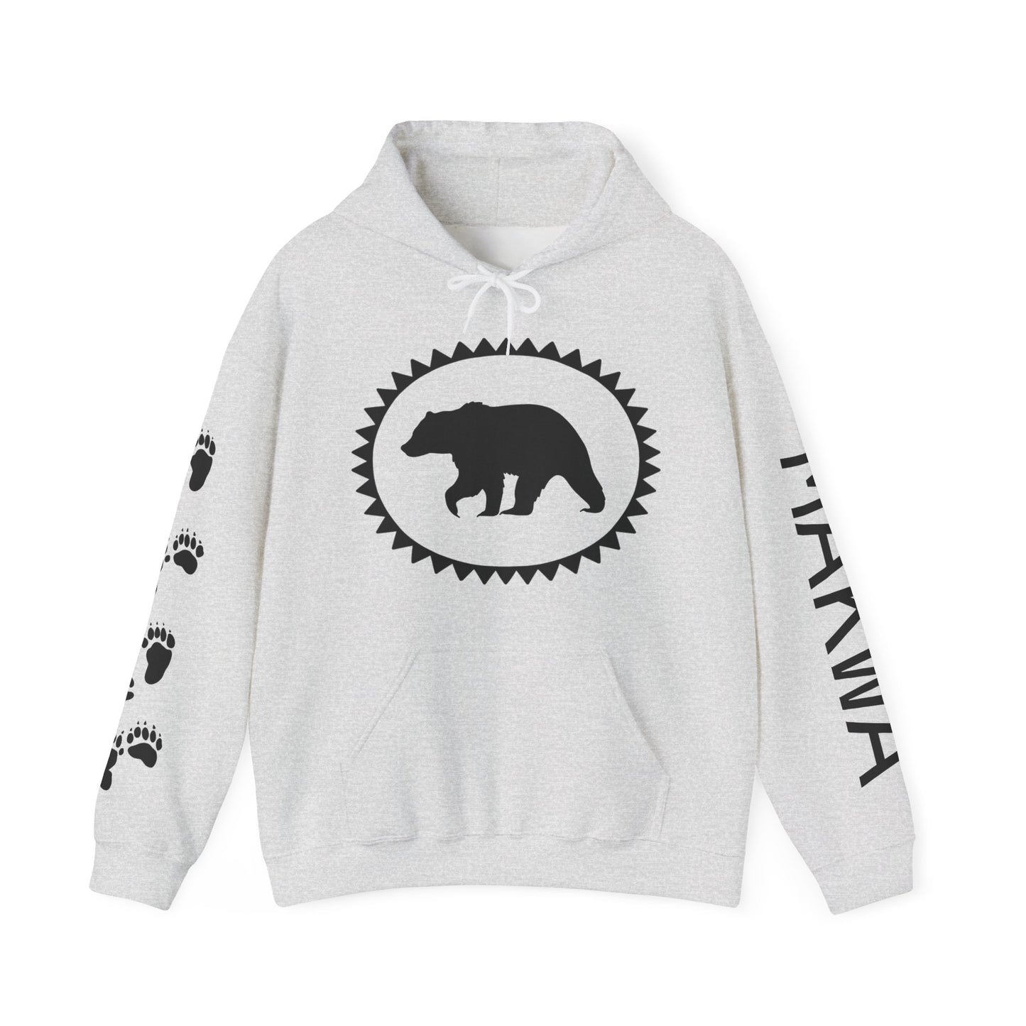 Makwa / Bear Design - Unisex Gildan Heavy Blend™ Hooded Sweatshirt