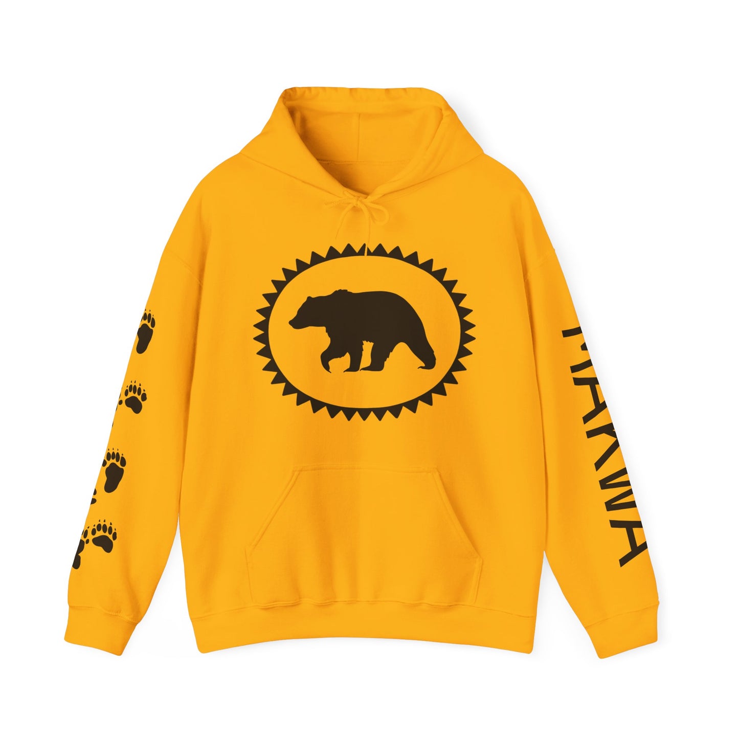 Makwa / Bear Design - Unisex Gildan Heavy Blend™ Hooded Sweatshirt