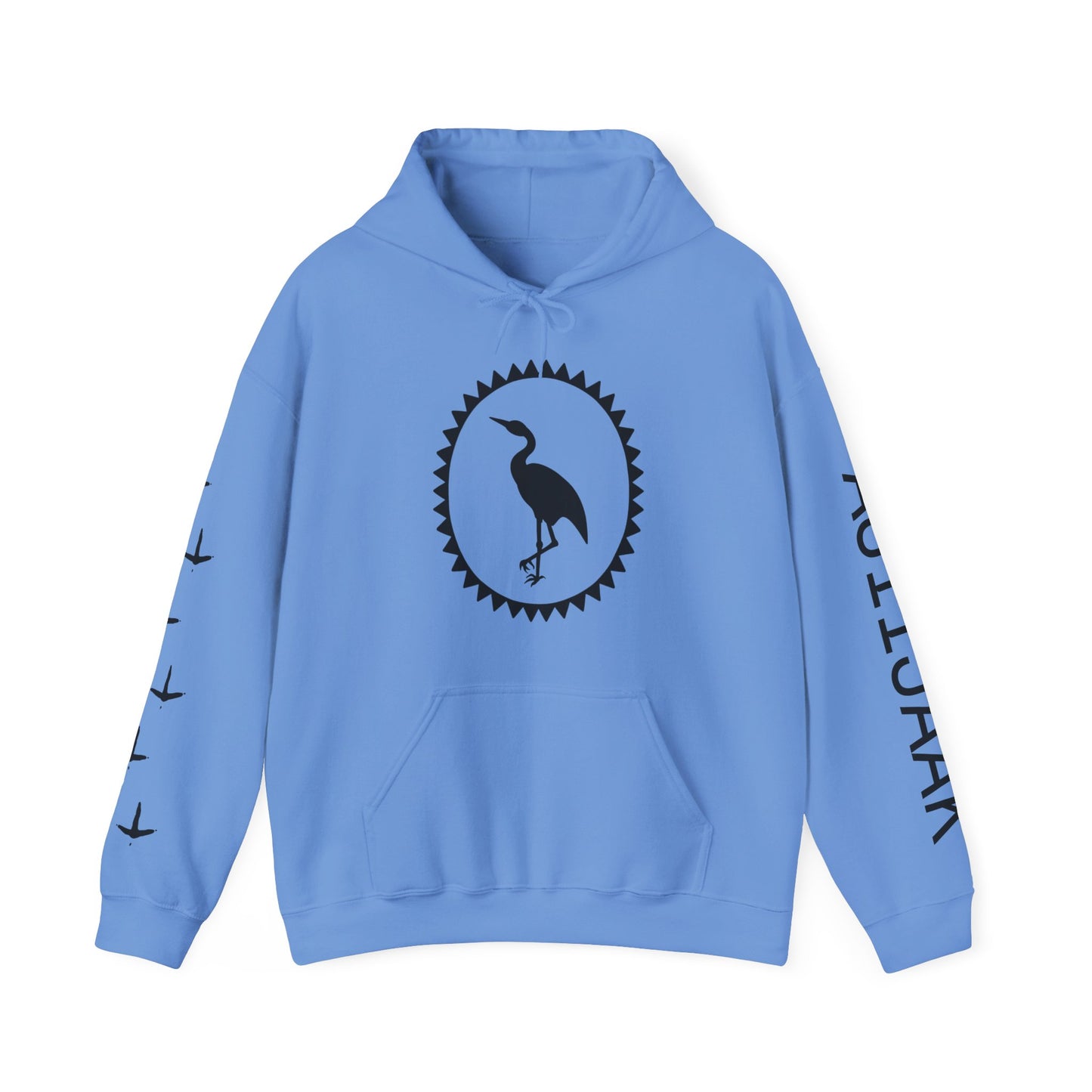 Ajiijaak / Crane Design - Unisex Gildan Heavy Blend™ Hooded Sweatshirt