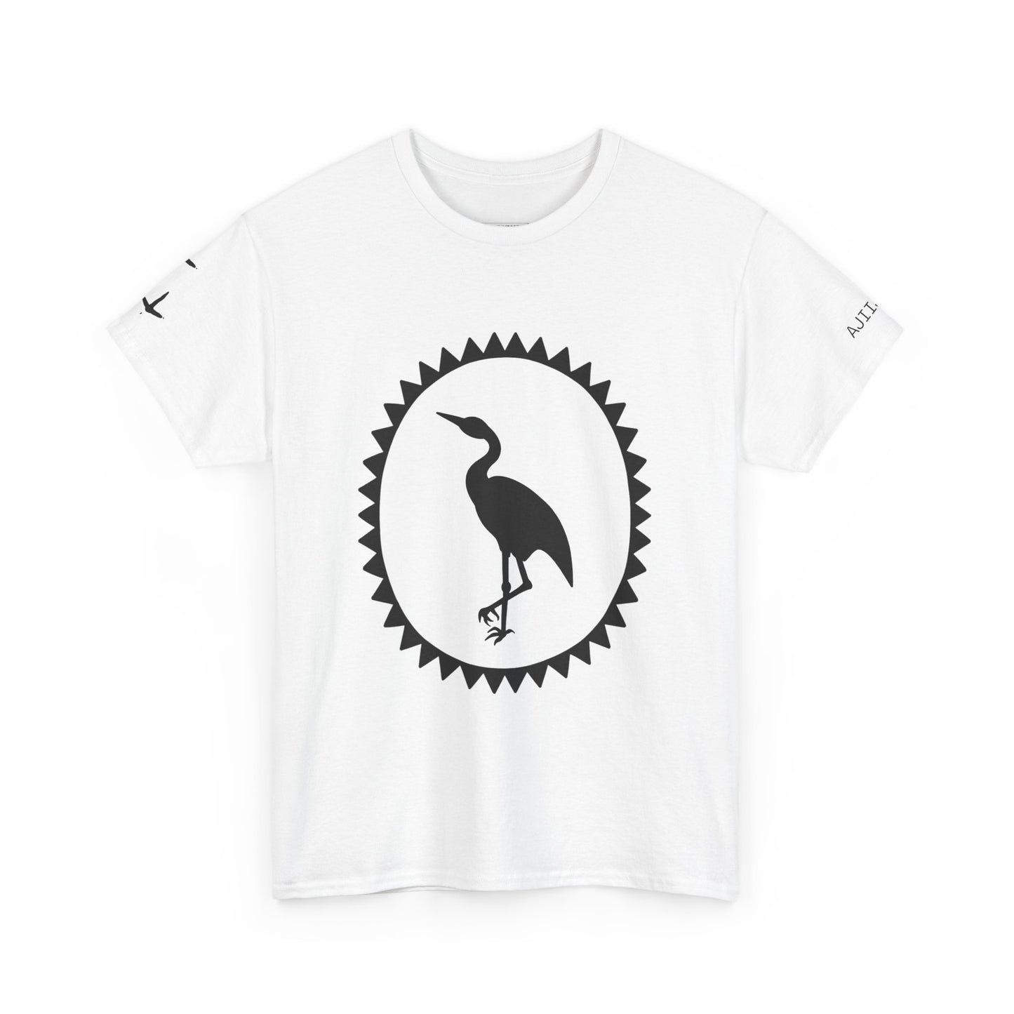 Ajiijaak / Crane Design - Unisex Gildan Heavy Cotton Tee