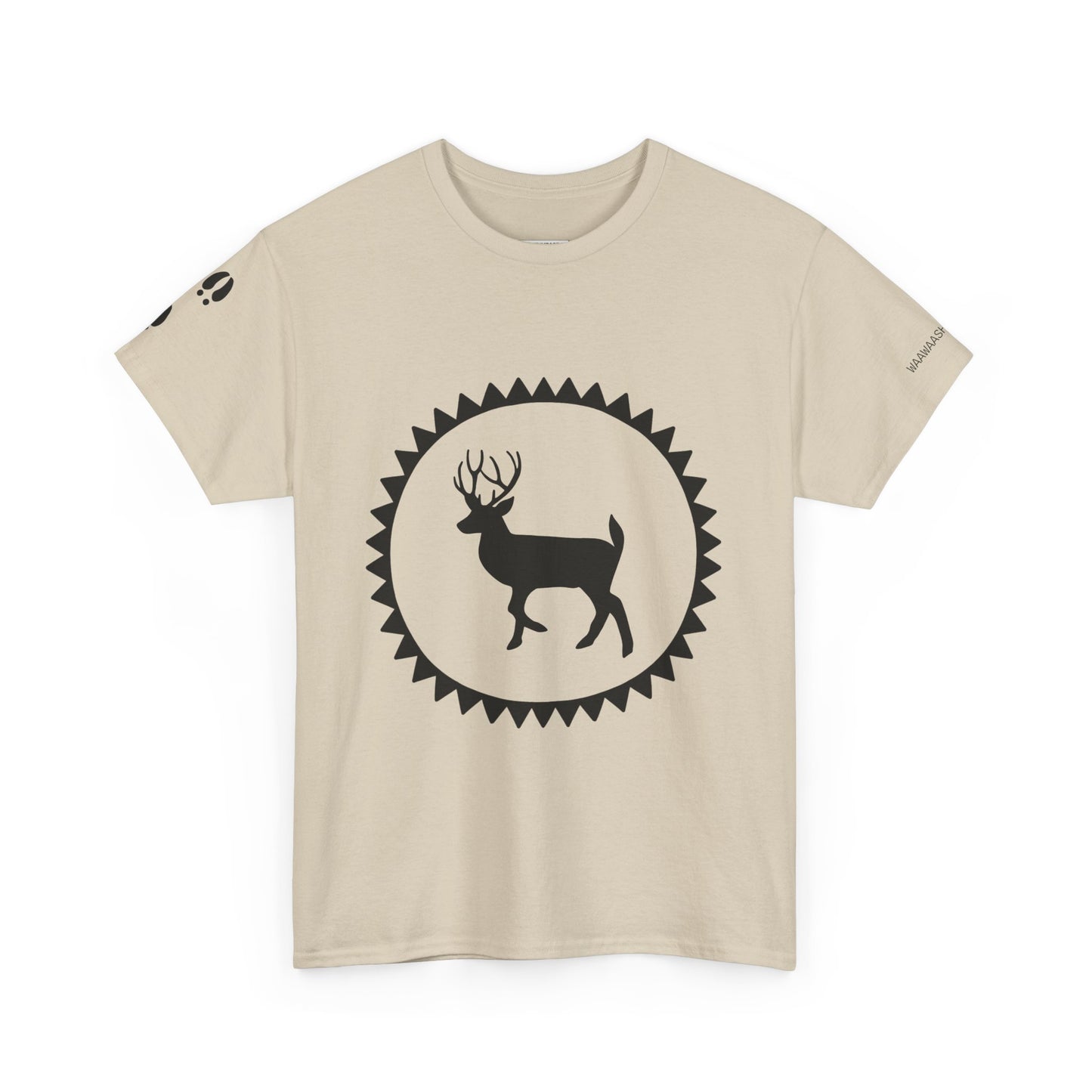 Waawaashkeshkii / Deer Design - Unisex Gildan Heavy Cotton Tee