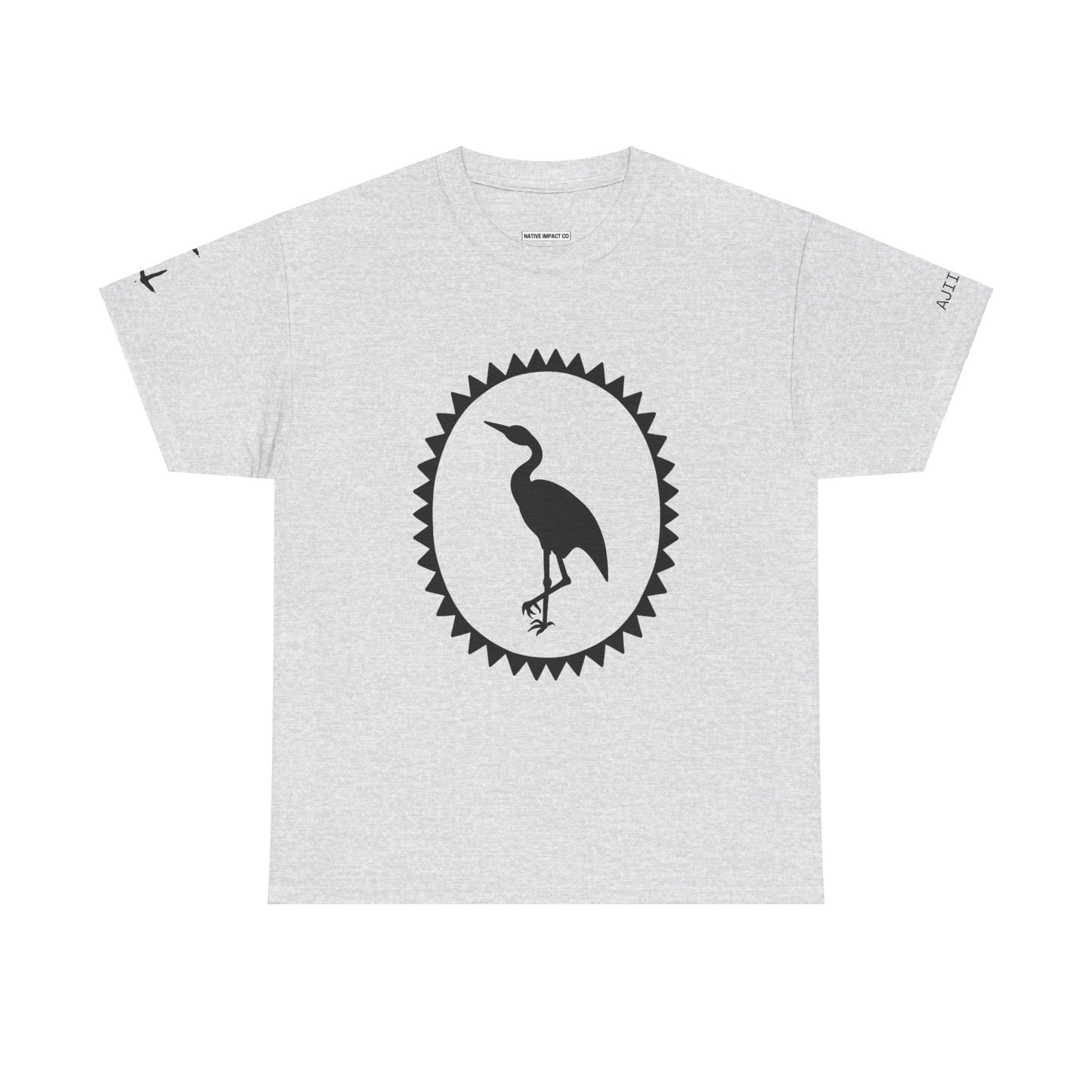 Ajiijaak / Crane Design - Unisex Gildan Heavy Cotton Tee