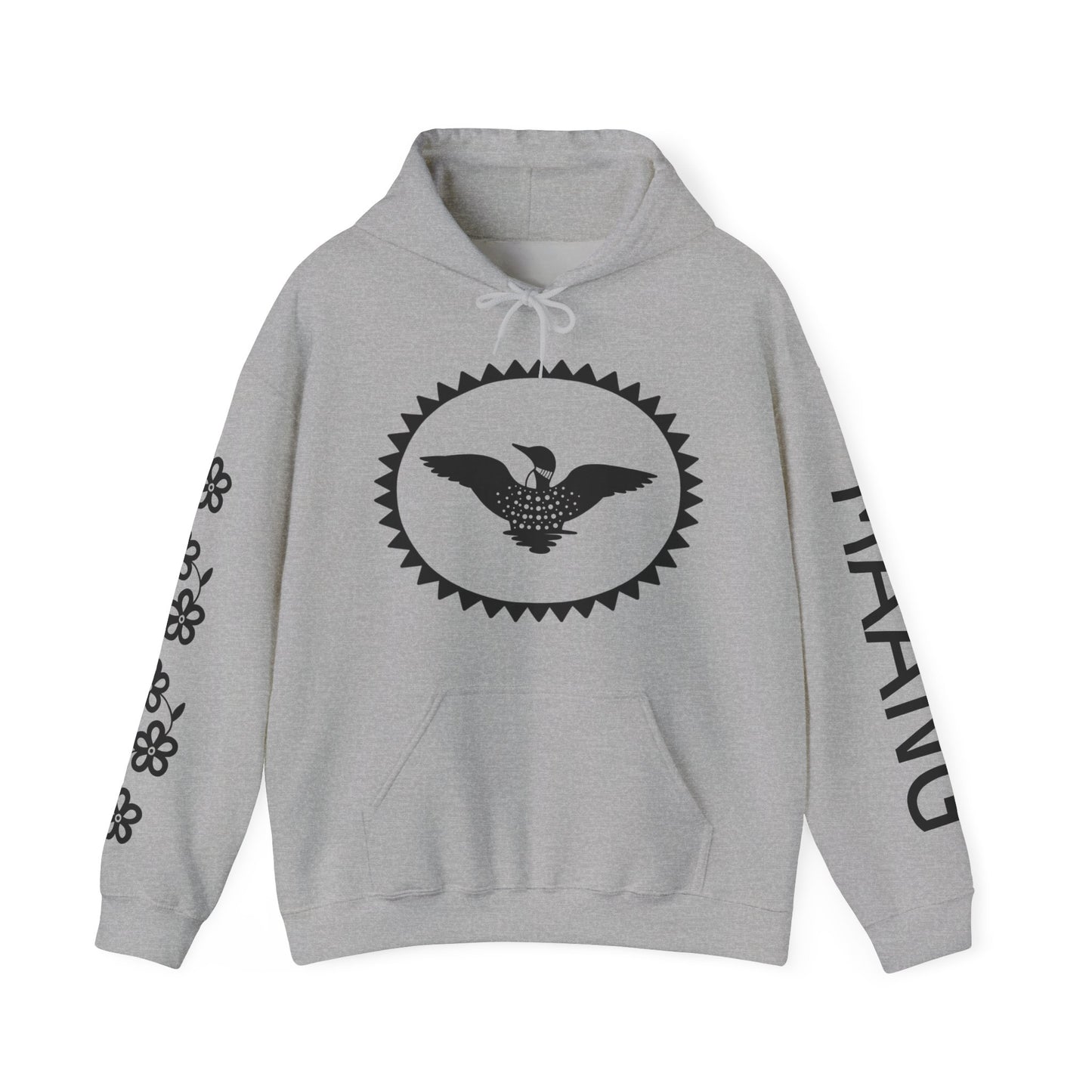 Maang / Loon Design - Unisex Gildan Heavy Blend™ Hooded Sweatshirt