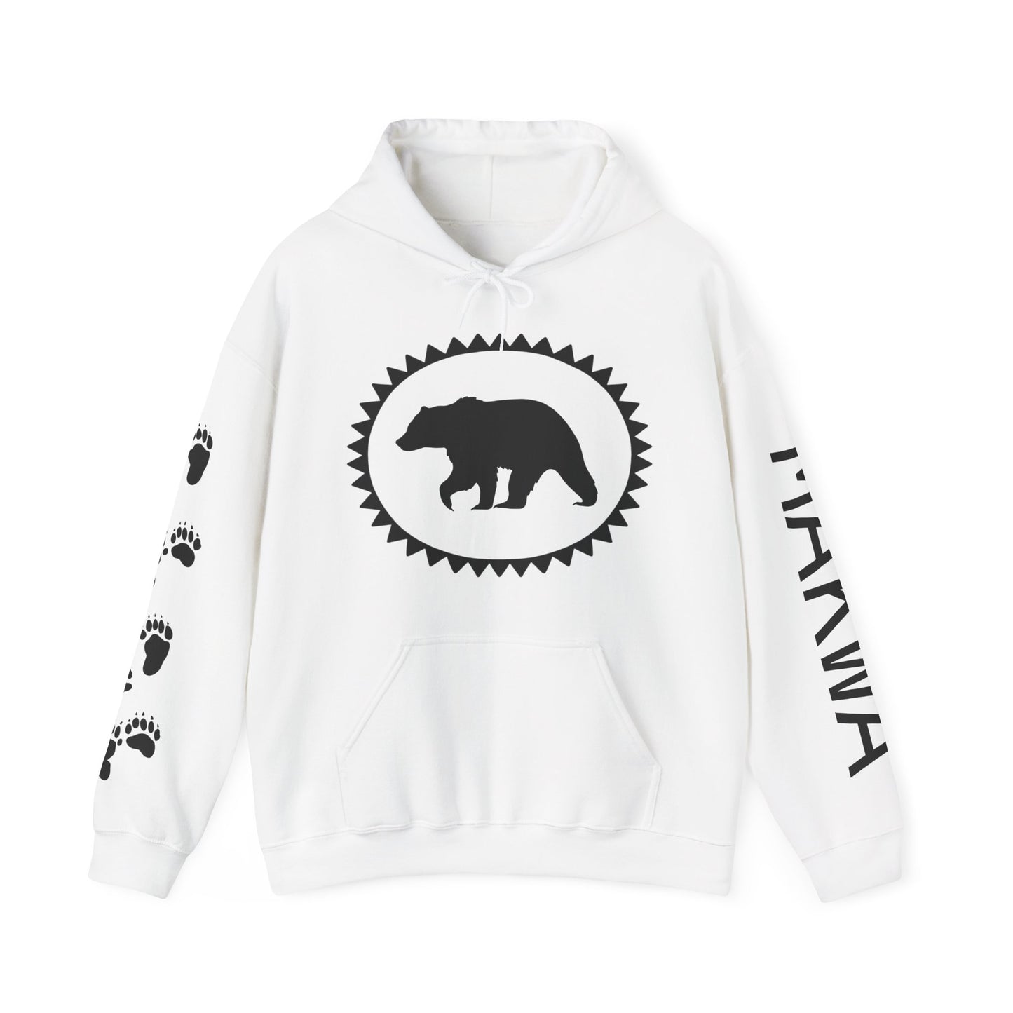 Makwa / Bear Design - Unisex Gildan Heavy Blend™ Hooded Sweatshirt