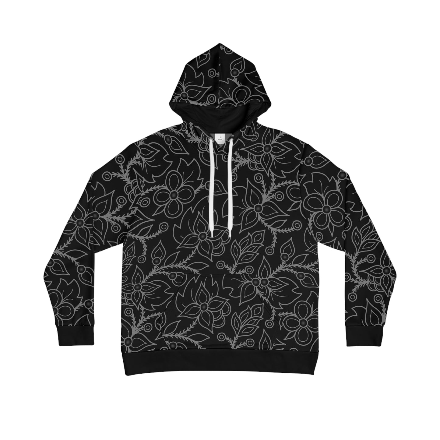 Woodland Ojibwe Floral All-Over-Print - Unisex Hoodie