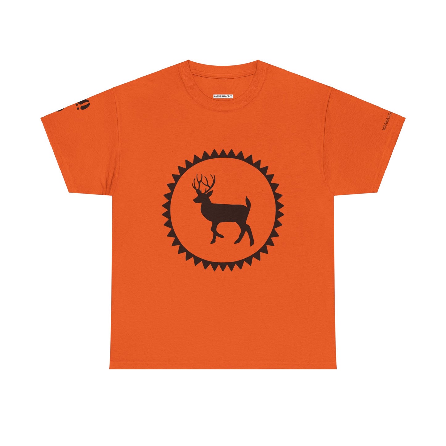 Waawaashkeshkii / Deer Design - Unisex Gildan Heavy Cotton Tee