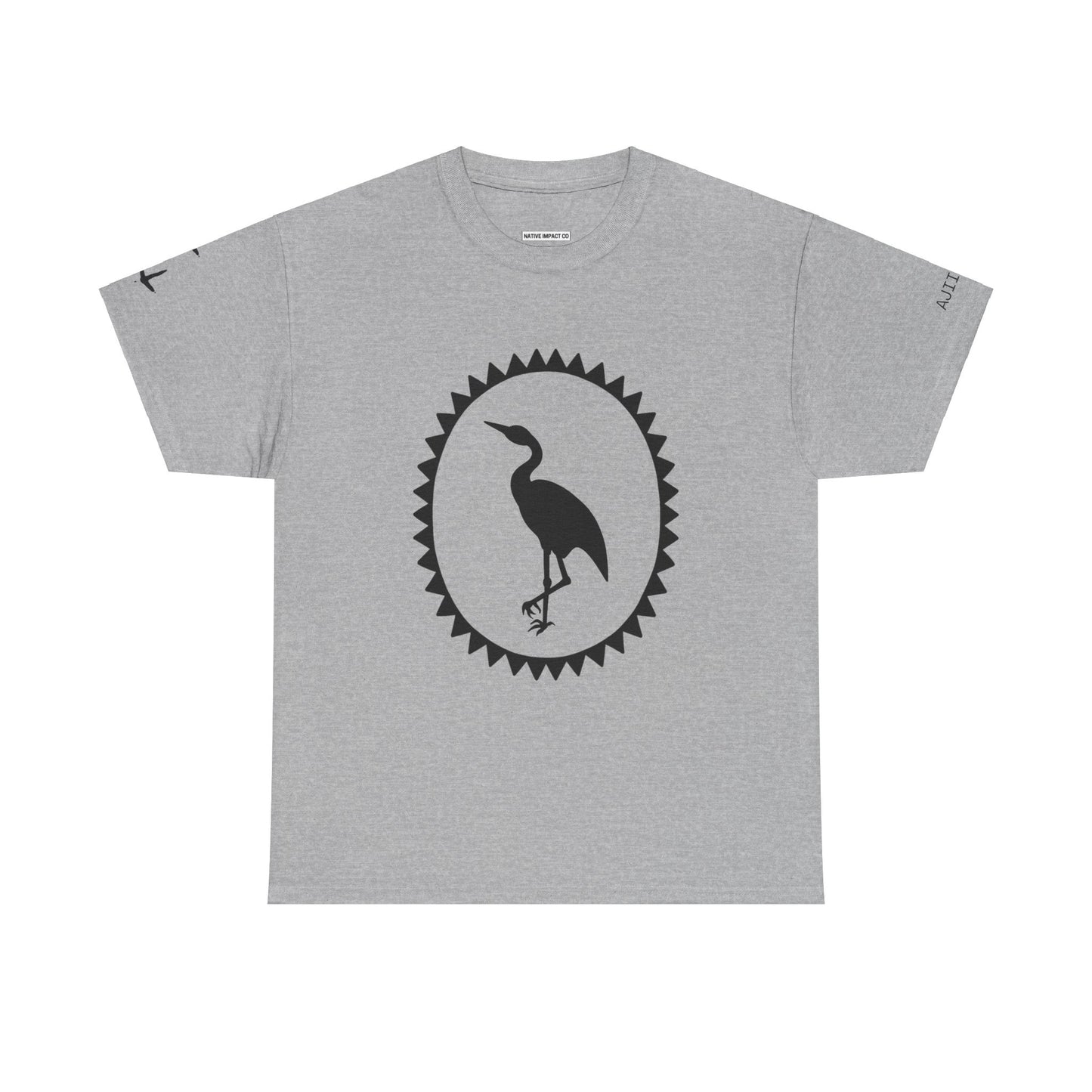 Ajiijaak / Crane Design - Unisex Gildan Heavy Cotton Tee