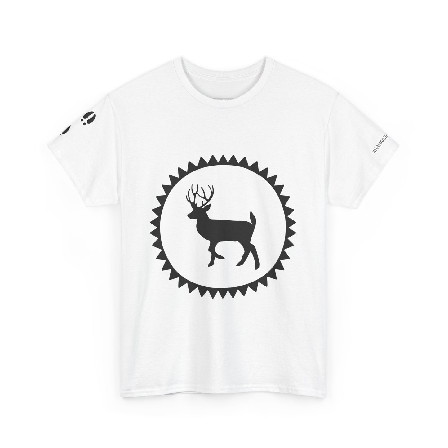 Waawaashkeshkii / Deer Design - Unisex Gildan Heavy Cotton Tee