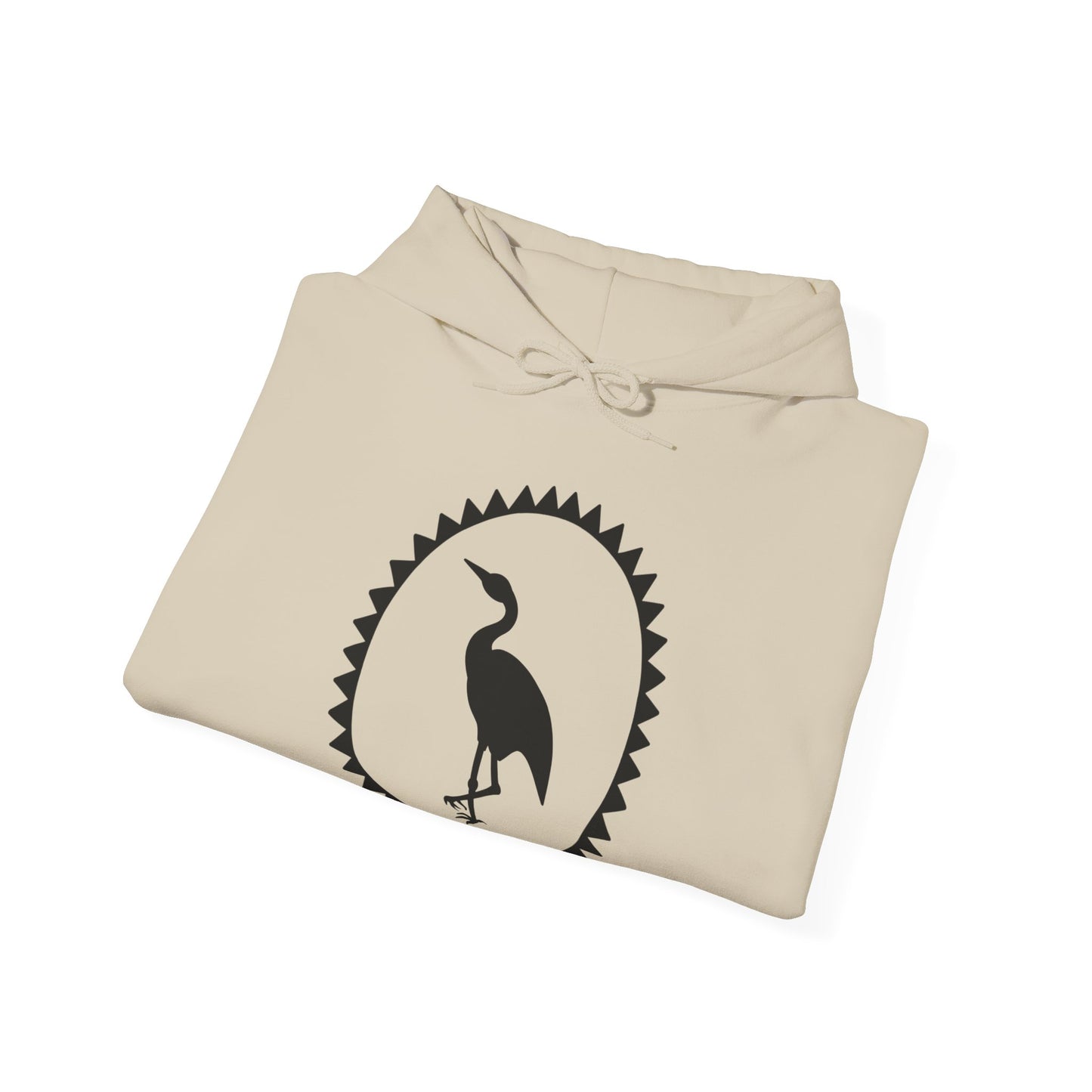 Ajiijaak / Crane Design - Unisex Gildan Heavy Blend™ Hooded Sweatshirt