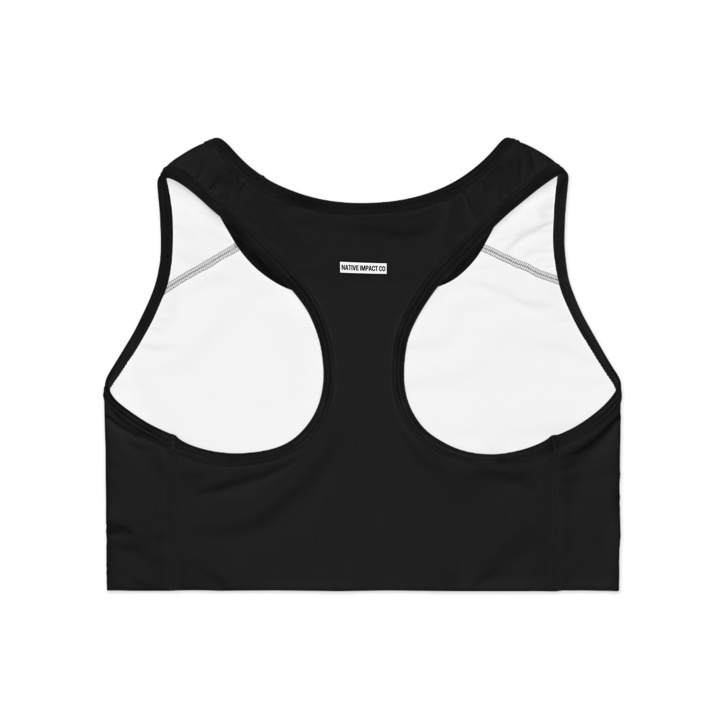 Anishinaabe - Sports Bra - Black