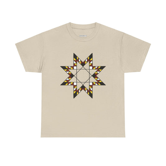 Geometric Star Design - Unisex Gildan Heavy Cotton Tee