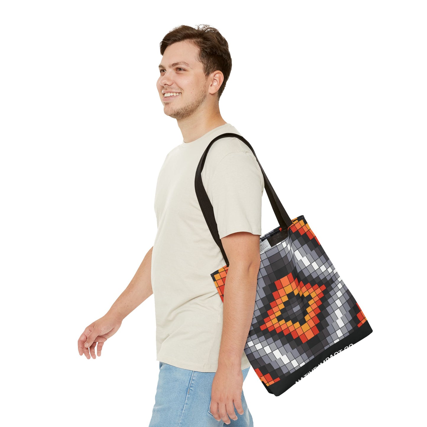 Geometric Design - Tote Bag - Fire Colors