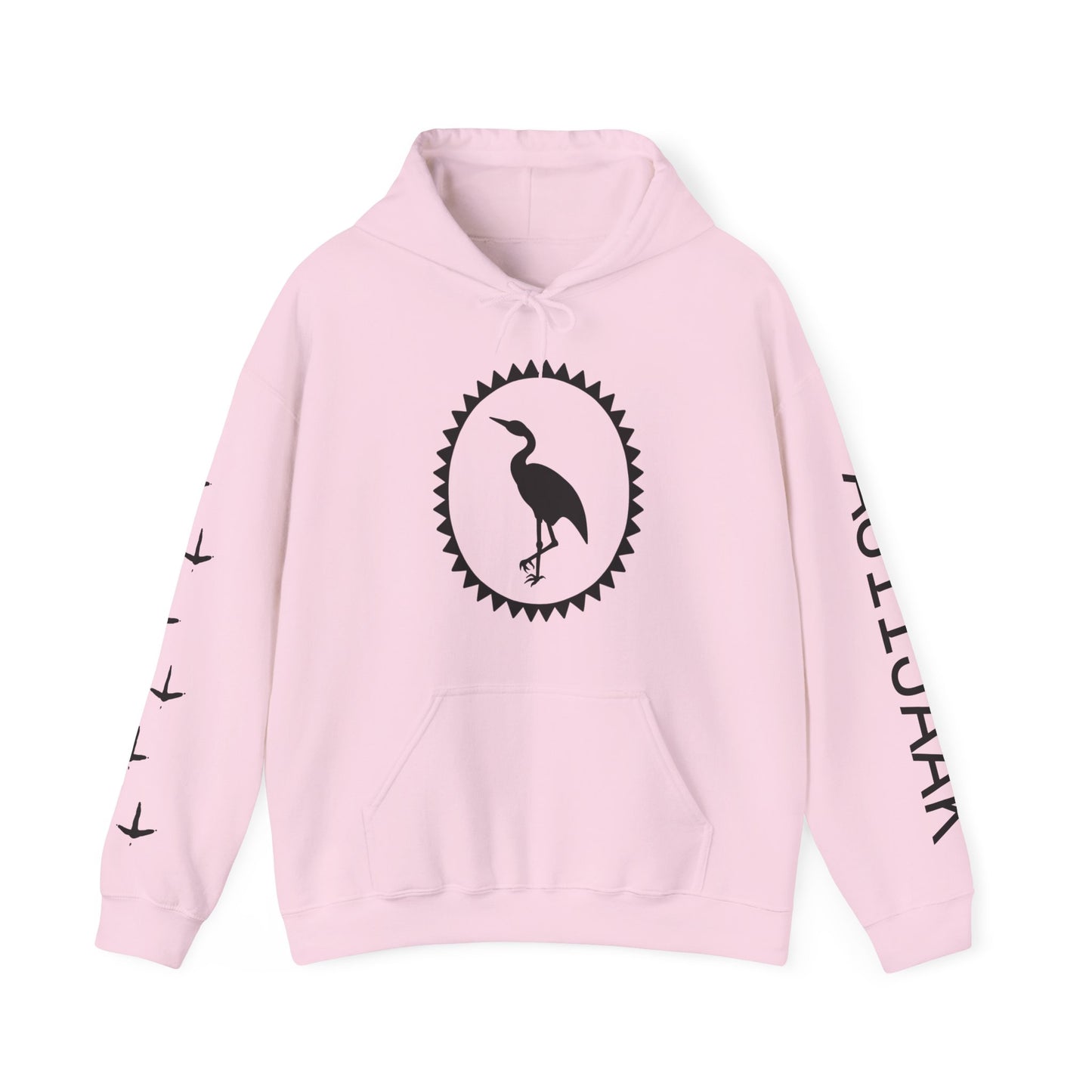 Ajiijaak / Crane Design - Unisex Gildan Heavy Blend™ Hooded Sweatshirt