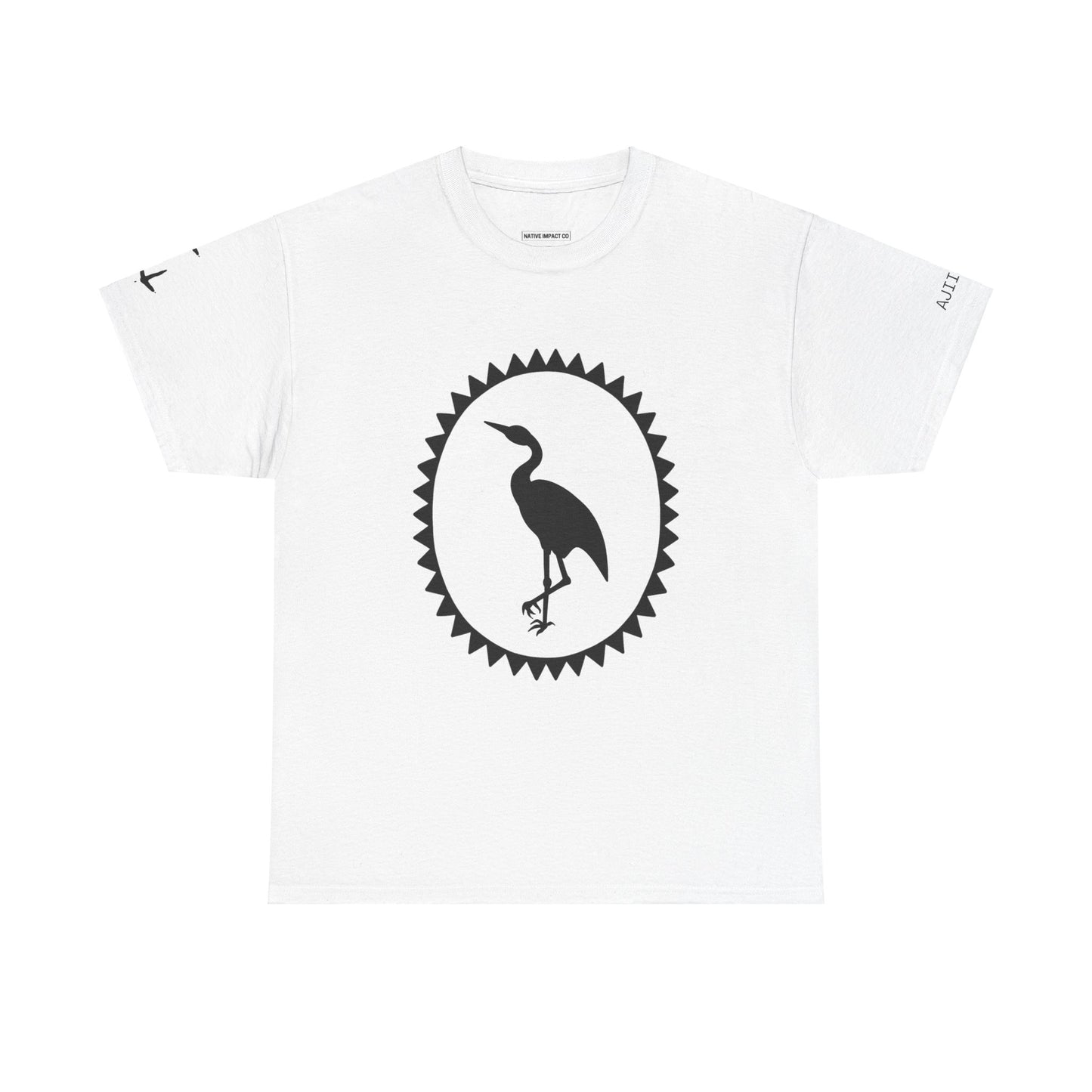 Ajiijaak / Crane Design - Unisex Gildan Heavy Cotton Tee