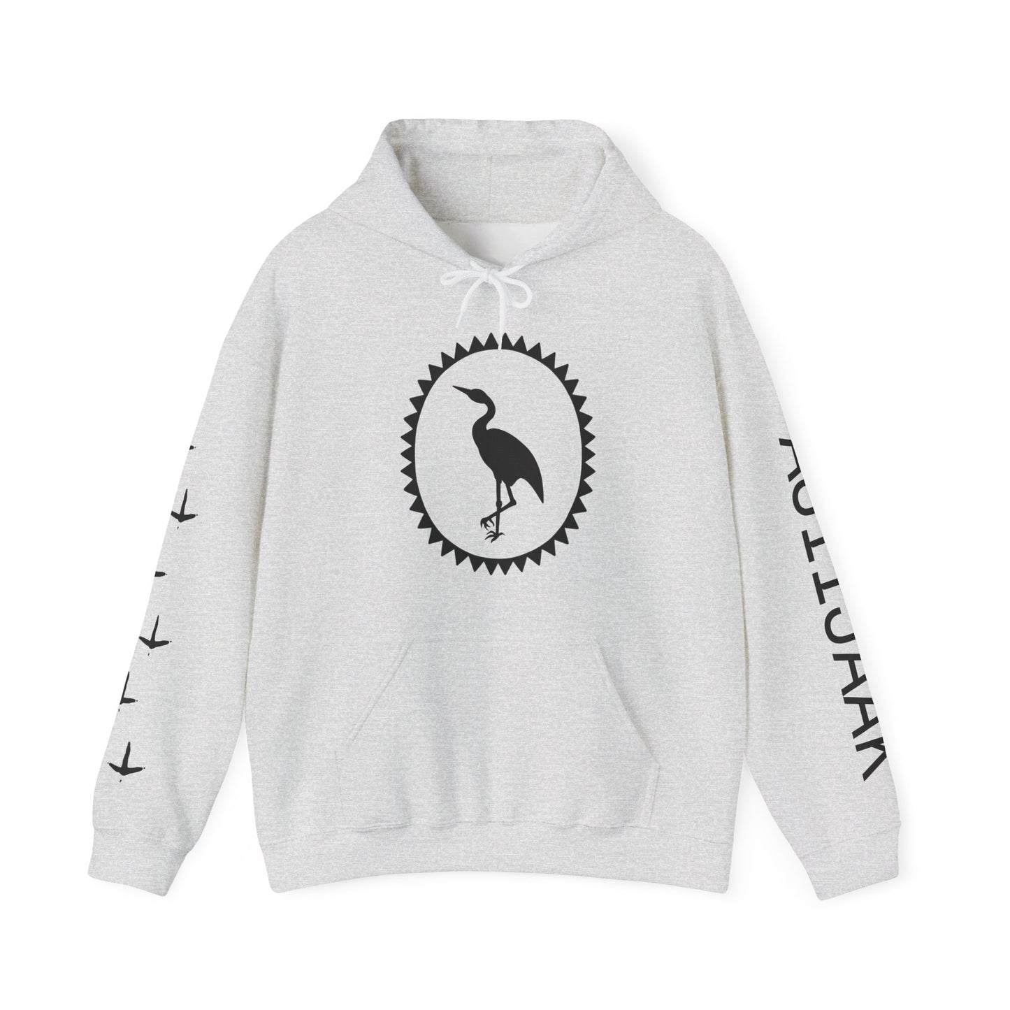 Ajiijaak / Crane Design - Unisex Gildan Heavy Blend™ Hooded Sweatshirt