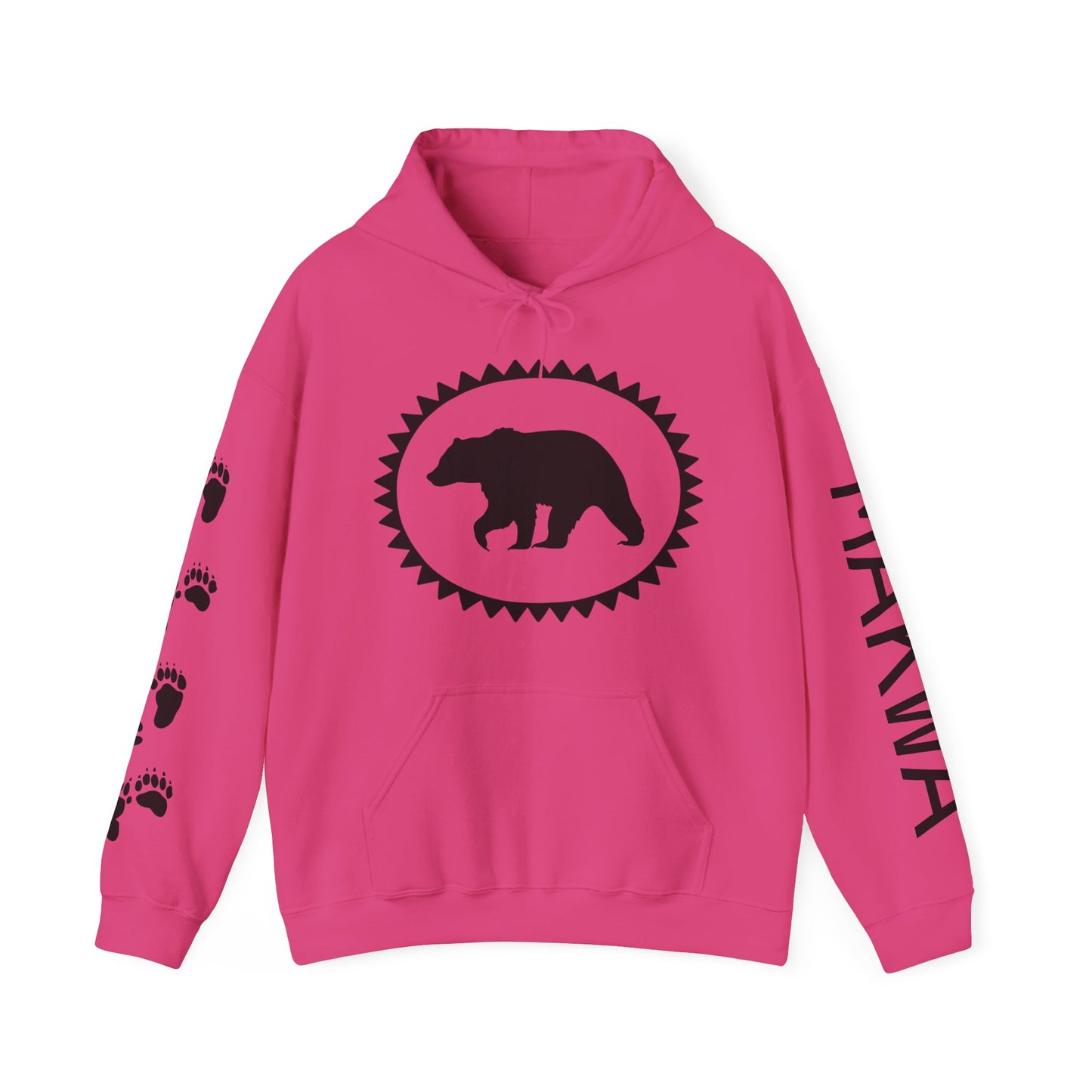 Makwa / Bear Design - Unisex Gildan Heavy Blend™ Hooded Sweatshirt