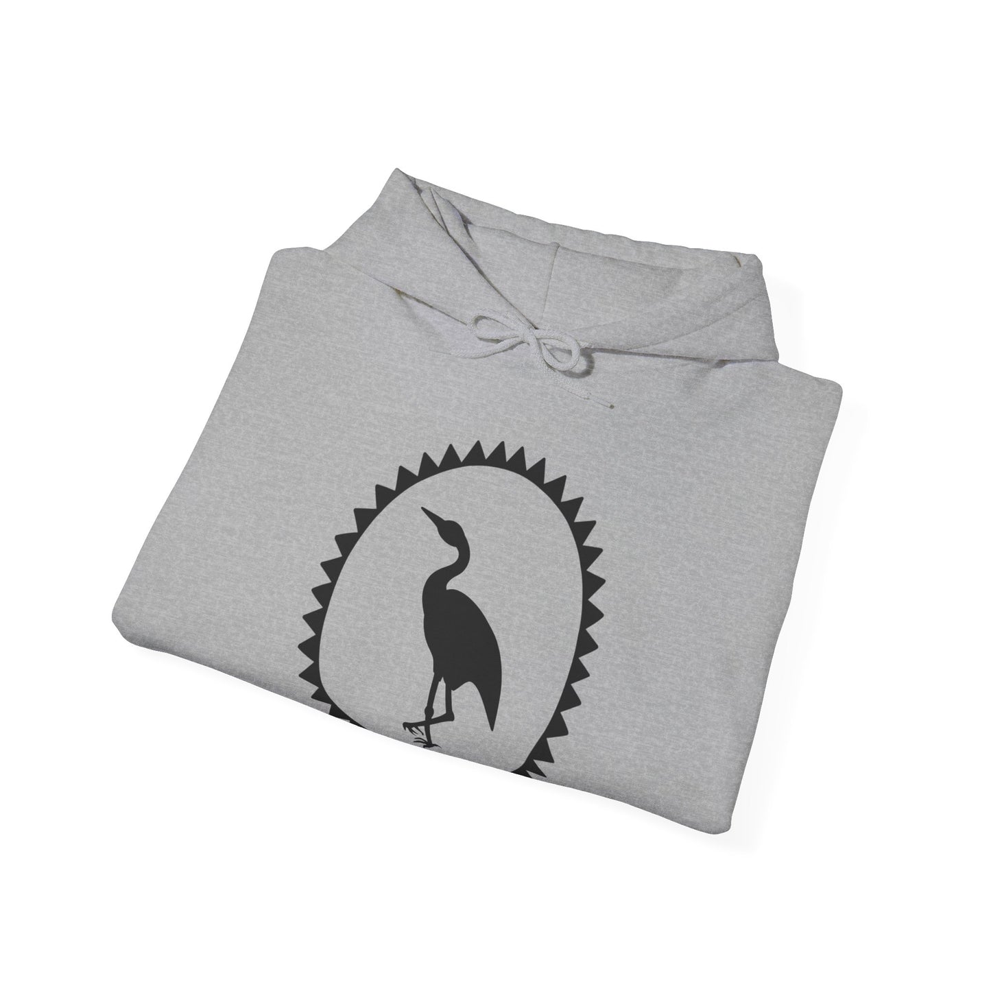 Ajiijaak / Crane Design - Unisex Gildan Heavy Blend™ Hooded Sweatshirt