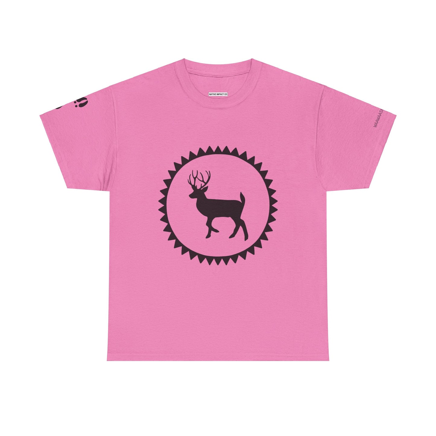 Waawaashkeshkii / Deer Design - Unisex Gildan Heavy Cotton Tee