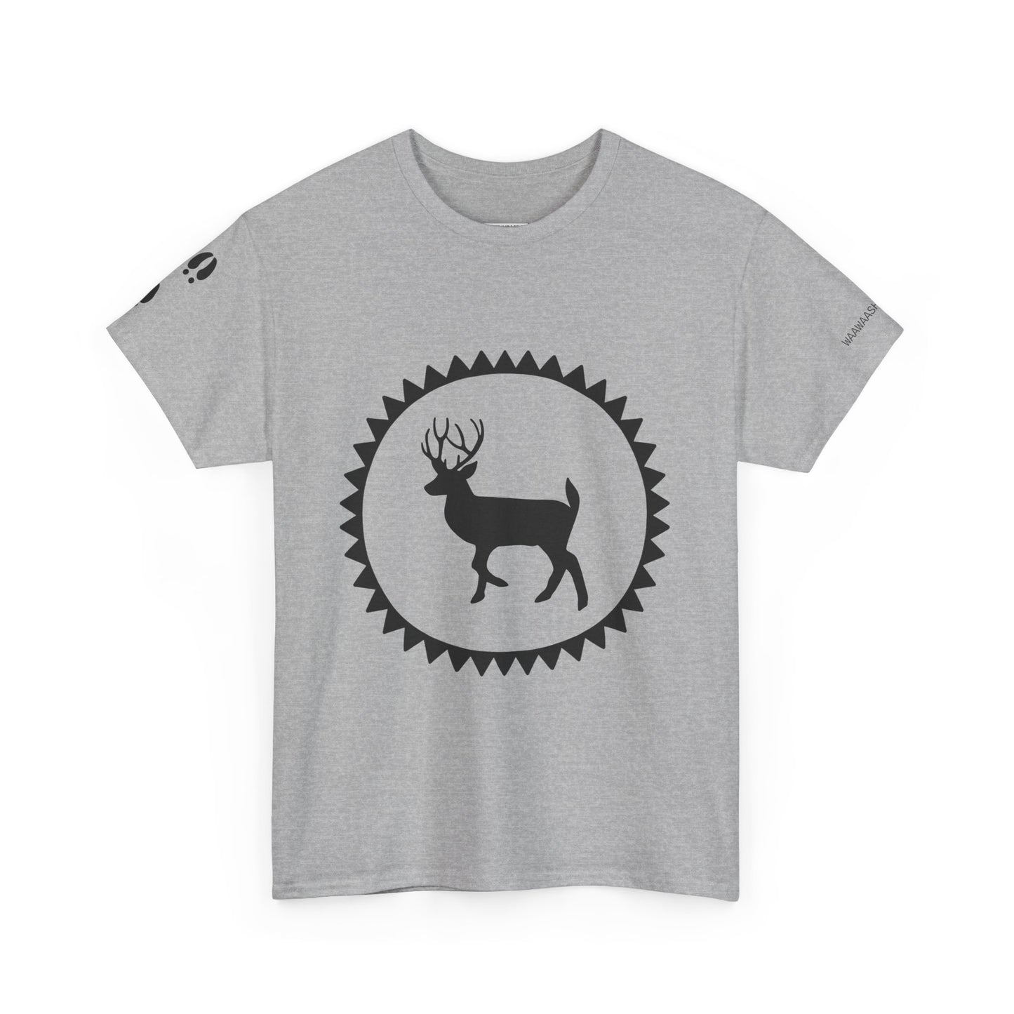 Waawaashkeshkii / Deer Design - Unisex Gildan Heavy Cotton Tee