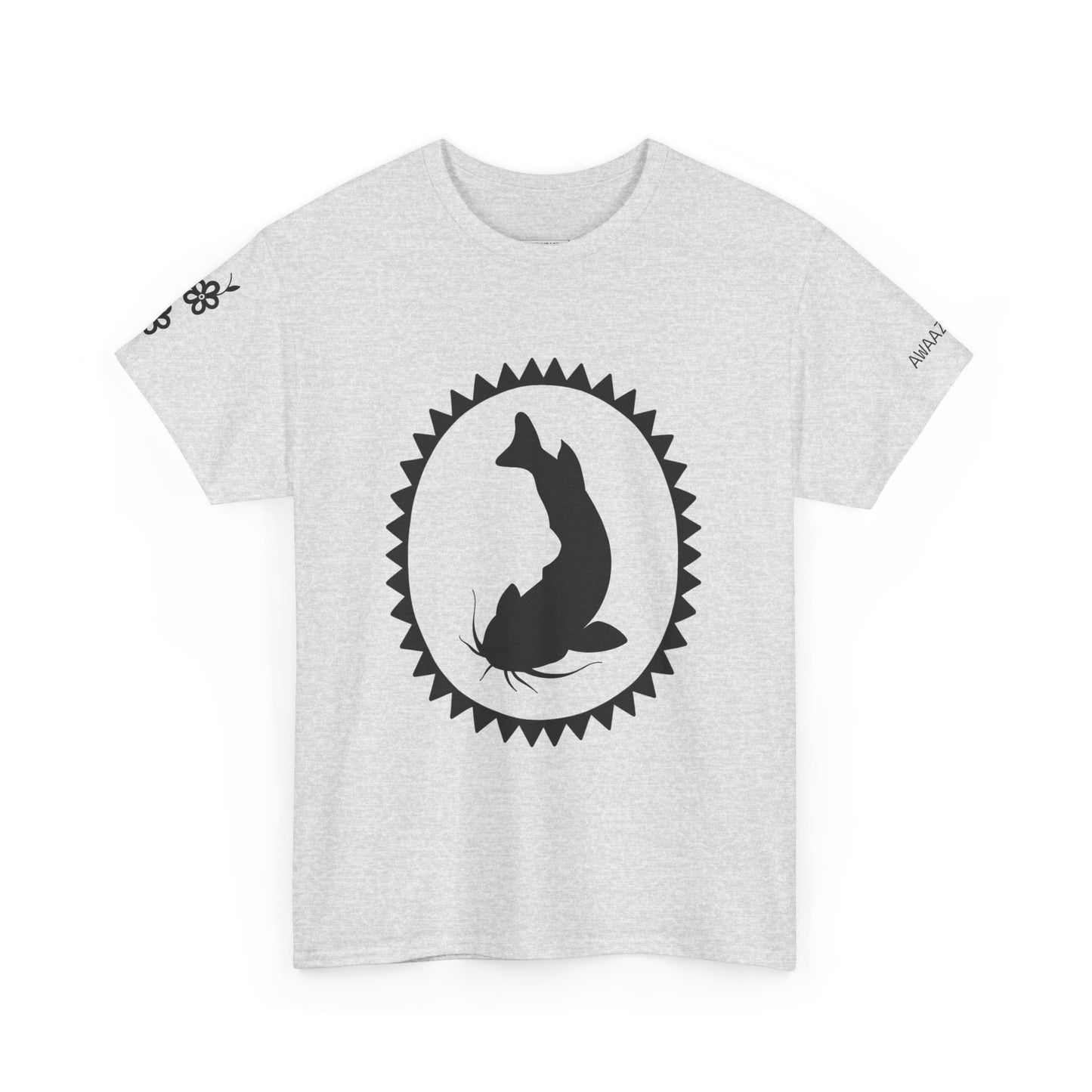 Awaazisii / Bullhead Catfish Design - Unisex Gildan Heavy Cotton Tee