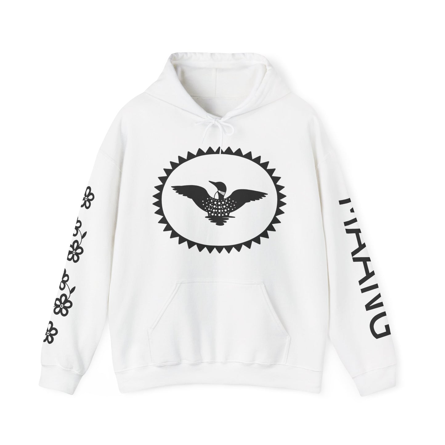 Maang / Loon Design - Unisex Gildan Heavy Blend™ Hooded Sweatshirt