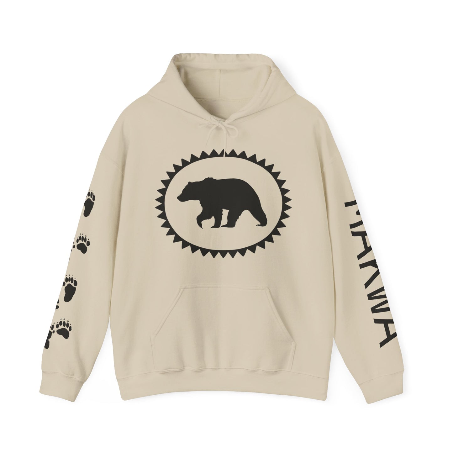 Makwa / Bear Design - Unisex Gildan Heavy Blend™ Hooded Sweatshirt