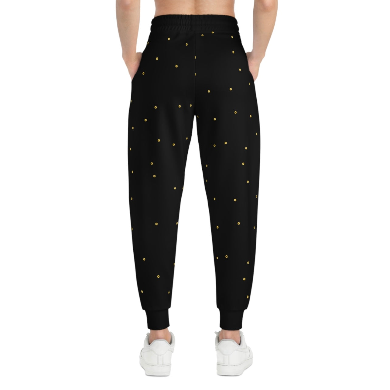 Ojibwe Woodland Florals and Sequins Design - Unisex Athletic Joggers - 3 Color Options